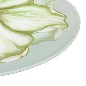 Planche À Découper Hibiscus & dentelle BLANC (Coin)