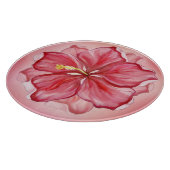 Planche À Découper Hibiscus & dentelle RED (Coin)