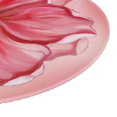 Planche À Découper Hibiscus & dentelle RED (Coin)