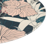 Planche À Découper Hibiscus rose tropical, arrière - plan sombre (Coin)