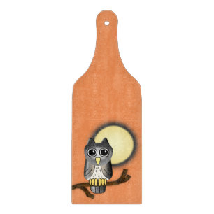 Planche À Découper Hibou d'Halloween