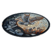 Planche À Découper Hibou et loup Mosaic Ai Art (Coin)