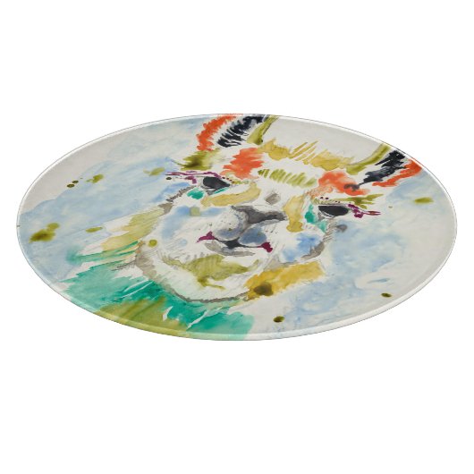 Planche À Découper Hifi Llama - portrait (Coin)