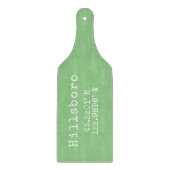 Planche À Découper Hillsboro Oregon Latitude Longitude (Devant)