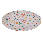 Planche À Découper Hip Hip Hooray Fêtes d'anniversaire (Coin)