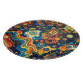 Planche À Découper Hippie Art Cutting Board (Coin)