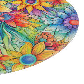 Planche À Découper Hippie Art Cutting Board (Coin)