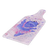 Planche À Découper Hippo Prima Ballerina - Ajouter Votre Photo / Text (Coin)