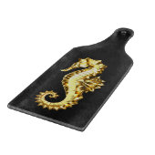 Planche À Découper Hippocampe Polygonal Or (Coin)