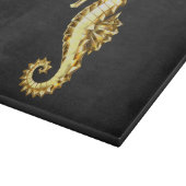 Planche À Découper Hippocampe Polygonal Or (Coin)