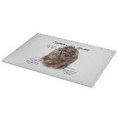 Planche À Découper Historique de l'English Cocker Spaniel (foie) (Coin)