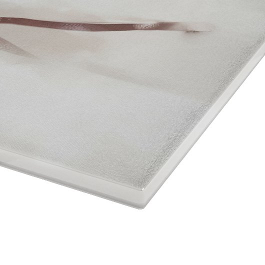 Planche À Découper hiver de neige de Noël beagle (Coin)