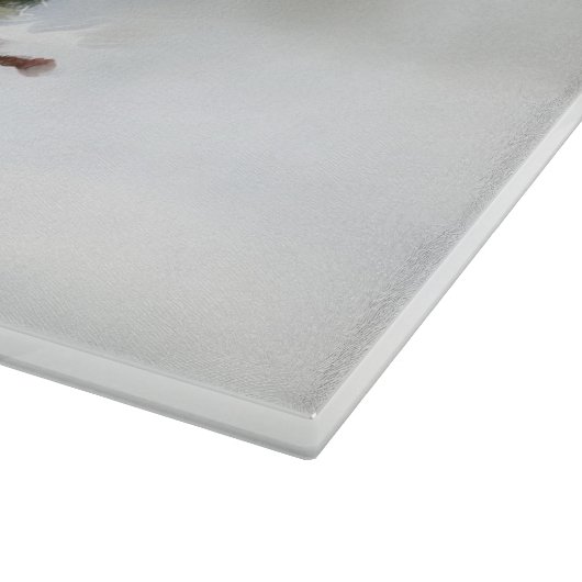 Planche À Découper hiver de Noël du Labrador (Coin)