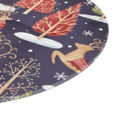 Planche À Découper Hiver des rennes Whimsical (Coin)