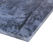 Planche À Découper Hiver merveilleux brouillard épinette forêt neige  (Coin)