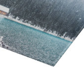 Planche À Découper Hiver paisible (Lake Louise) Coussin Coque (Coin)
