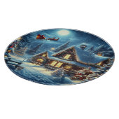 Planche À Découper Hiver/Père Noël/Noël/Neige (Coin)