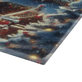 Planche À Découper Hiver/Père Noël/Noël/Neige (Coin)