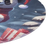 PLANCHE À DÉCOUPER HO.HO.HO PÈRE NOËL PANDA (Coin)