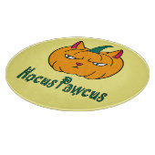 Planche À Découper Hocus pawcus Halloween citrouille ginger cat magie (Coin)