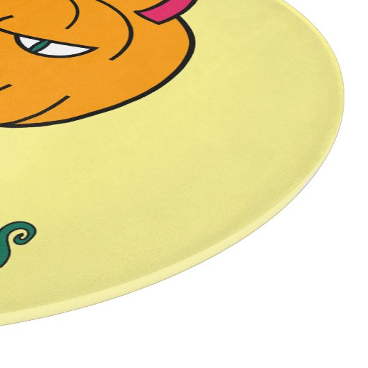 Planche À Découper Hocus pawcus Halloween citrouille ginger cat magie (Coin)