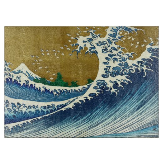 Planche À Découper Hokusai Big Wave Japon Art japonais (Devant)