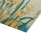 Planche À Découper Hokusai grasshopper et iris Japon (Coin)