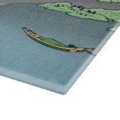 Planche À Découper Hokusai - Le Mont Fuji reflète le lac Kawaguchi (Coin)