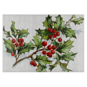 Planche À Découper Holly Berries 001