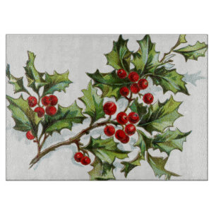 Planche À Découper Holly Berries 001