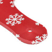 Planche À Découper Holly Berry on Red White Snowflakes (Coin)