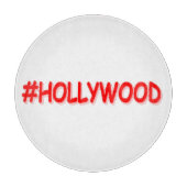Planche À Découper "#HOLLYWOOD" Belle Conception. Commandez dès maint (Devant)