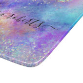 Planche À Découper Holographe Script Glam Parties scintillant Opale (Coin)