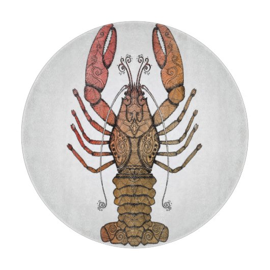 Planche À Découper Homard de style (Devant)