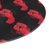 Planche À Découper Homard sur Arrière - plan noir par Marsden Hartley (Coin)