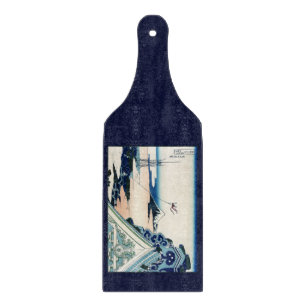 Planche À Découper Honganji Temple Vista du Mont Fuji Bois japonais