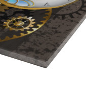 Planche À Découper Horloge à vapeur avec libellule mécanique (Coin)