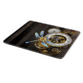 Planche À Découper Horloge à vapeur avec libellule mécanique (Coin)