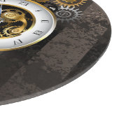 Planche À Découper Horloge à vapeur avec libellule mécanique (Coin)