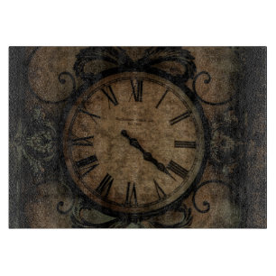 Planche À Découper Horloge vintage gothique antique Mur Steampunk