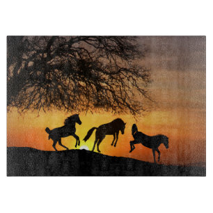 Planche À Découper Horse Country Cutting Board
