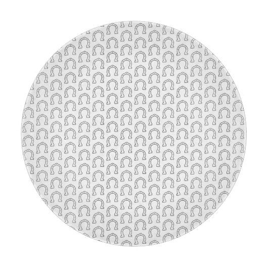 Planche À Découper Horse Riding Gang Horseshoe Imprimer (Devant)