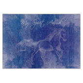 Planche À Découper Horse Spirit Animal Cutting Board (Devant)