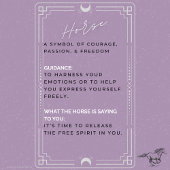 Planche À Découper Horse Spirit Animal Cutting Board