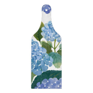 Planche À Découper Hortensias bleus   Beau buisson floral