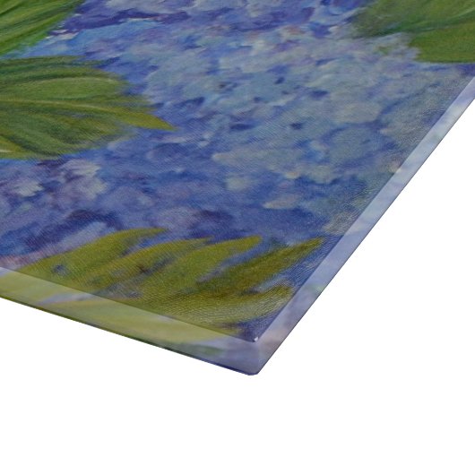 Planche À Découper Hortensias par la mer (Coin)