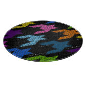 Planche À Découper Houndstooth : imitation de toile brute. (Coin)