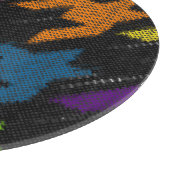 Planche À Découper Houndstooth : imitation de toile brute. (Coin)