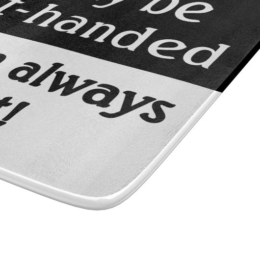 Planche À Découper Humour des gauchers (Coin)