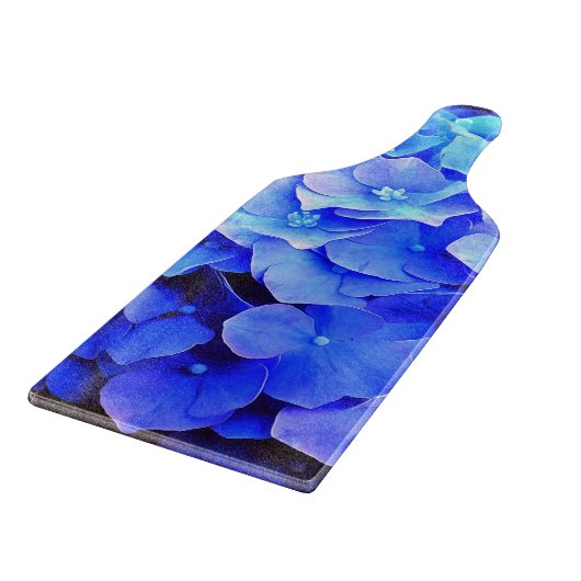 Planche À Découper Hydrangea Blues (Coin)